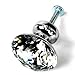 Winpoon® 5PCS 30mm Diamond Shape Crystal Glass Cabinet Knob Cupboard Drawer Pull Handle/Great for Cupboard, Kitchen and Bathroom Cabinets, Shutters, etc