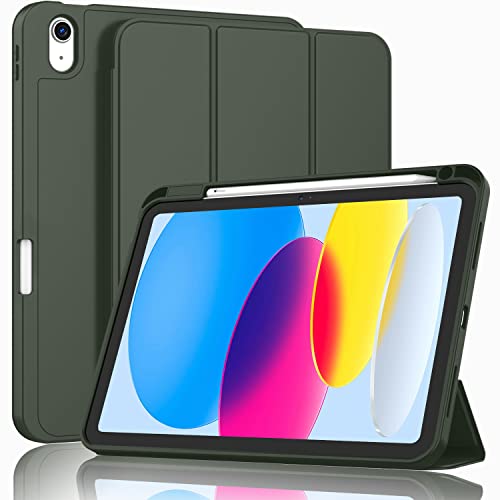 ZryXal iPad 10th Generation Case Dark Green