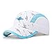 Home Prefer Kids Boys Lightweight Quick Drying Sun Hat Outdoor Sports UV Protection Caps Mesh Side Ball Cap White
