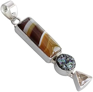 Brown Botswana Agate Pendant