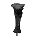 All Hybrid Head Cover Golf Club Black Sleek Tight Fit Headcover Set 3-PW Acrylic Head Covers 3 4 5 6 7 8 9 PW Easy to See Large White Embroidered Numbers