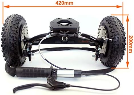 l faster Mountainboarding Skateboard Trucks Camion d'embarquement Tout-Terrain avec système de freinage Tout-Terrain Longboard Skateboard Longboard