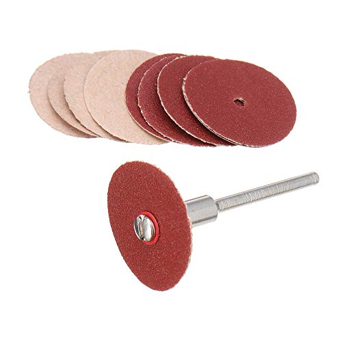 ZUINIUBI 1/8-inch Shank Rotary Tools Accessories Set Sanding Polishing Bits Kit with Storage Box for Dremel Grinder 206pcs