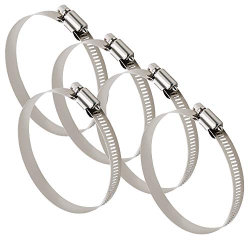 BestTong 12Inch(289311mm) 316 Adjustable Stainless Steel Duct Clamp