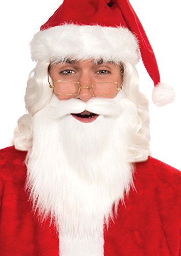 Forum Novelties Men's Simply Santa Beard and Moustache
