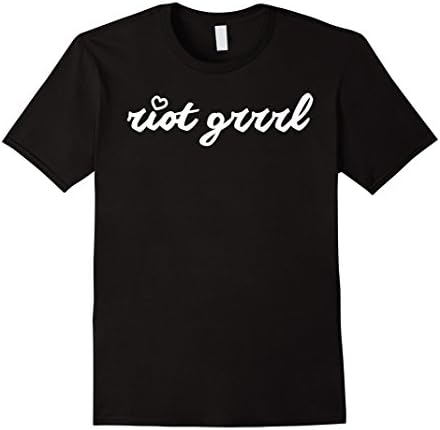 Men's Riot Grrrl Riot Girl 90's Grunge Tee Shirt Large Black