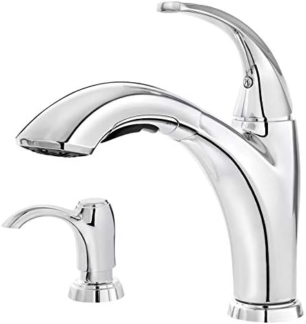 Pfister F 534 Pslc Selia Brass 1 Lever Handle Pullout Spray