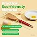 Riveira Spatula for Cooking 13-Inch Kitchen Utensil Wooden Spatulas for Nonstick Cookware with Premium Quality Silicone Handle for Everyday Use