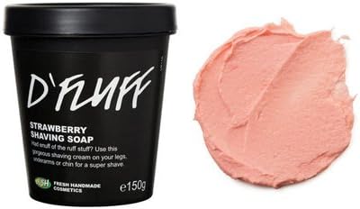 Lush DFluff Strawberry Shaving Soap Cream 2.4 ounces