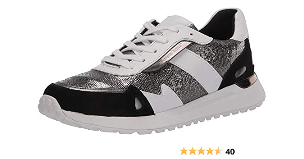 michael kors monroe trainer black gold