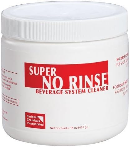National Chemicals Super No-Rinse Beverage System Cleaner