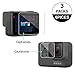 Awinner Glass Compatible for Hero5/Hero6,Screen Protector(Screen and Lens) Ultra-Clear Tempered-Glass for Hero 5 Action Camera(3-Pack)