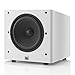 JBL Sub 100 White 10-Inch Powered Subwoofer with High-Efficiency Class D Amplifier (White)