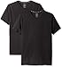 Calvin Klein Men's 2-Pack Modern Cotton Sretch Crew T-Shirt, Black, Medium