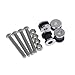 HDBUBALUS Motorcycle Backrest Sissy Bar Mounting Docking Hardware Set Fit for Harley Sportster 883 1200 2004-2017