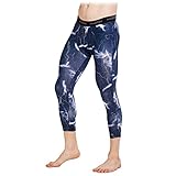 COOLOMG Compression Pants Running Tights Length Pants & 3/4 Tights Capri Pants Leggings 20+ Colors/Patterns Available Quick Dry for Men Youth Boy