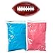 Winsharp Gender Reveal Football with Both Pink & Blue Powder | Baby Boy or Girl Gender Reveal American Footballs with Voting Stickers