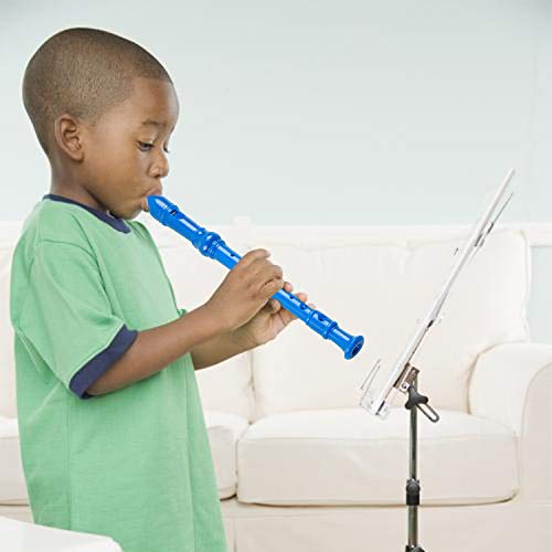 Soprano Recorder Descant Flauta Recorder 8 Hole ABS Clarinet German Style Treble flute C Key With Fingering Chart Instructions with Cleaning Rod Bag