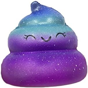 Guonew Jumbo Squishy Slow Rising Soft Squishy Charms Toy for Stress Relief Scented Squishy Toys For Kids and Adults (Star Poop)