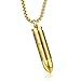 MONIYA Stainless Steel Urn Necklace For Ashes Bullet Shaped Cremation Urn Jewelry Lords Prayer Mens Urn Pendant Necklace Waterproof