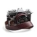 CANPIS Soft Leather Camera Shoulder Neck Strap, Brown Color, Adjustable Length compatible with DSLR Cameras Canon Sony Fujifilm Olympus Leica etc.