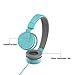 On Ear Headphones, Marvotek Stereo Headphones for Girls Wired Headphones with Mic Foldable Headphones Lightweight Headphones for Kids