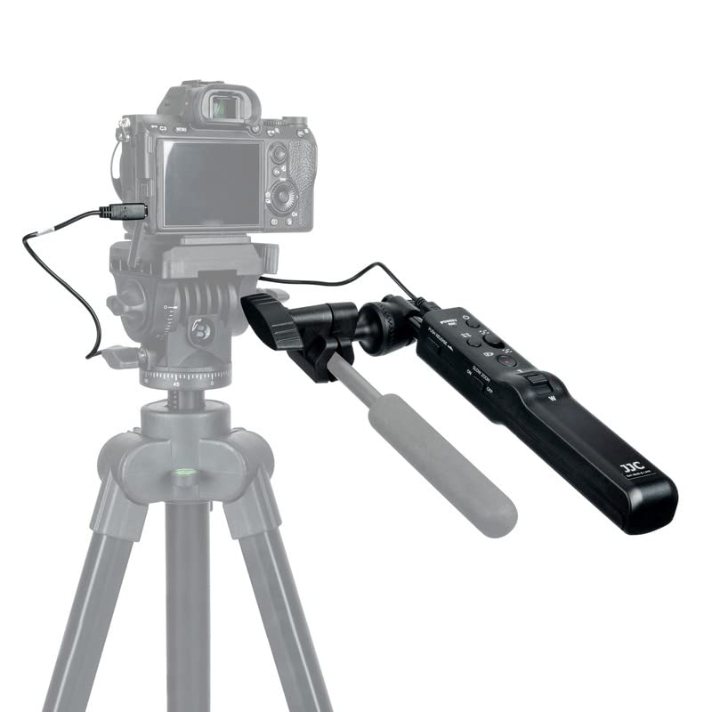 JJC Camera Tripod Remote Control Lanc Camcorder Controller for Sony A9III A7RV A7IV A7III A7 A6000 A6600 A6400 A6500 RX100VII VI IV RX10IV ZV-1 FX3 FDR-AX53 AX55 AX700 HDR-CX240 CX405 CX625 & More