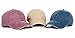 Glamorstar Classic Unisex Baseball Cap Adjustable Washed Dyed Cotton Ball Hat