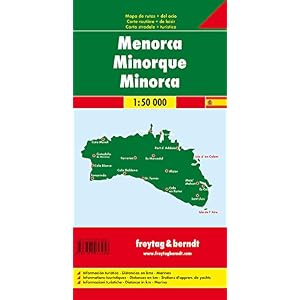 Menorca 1 : 50 000 Autokarte (English, Spanish, Italian and German Edition)