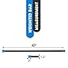 Fitness Republic Weighted Bar Sculpting Workout Bars for Exercise | Body Bar Balance Bar, Strength training bars weighted exercise bar set for Physical Therapy, Body Toning - (14 lbs, Blue)