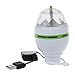 Docooler® 3W LED Portable Stage DJ Light Auto Rotating Bulb with USB Interface
