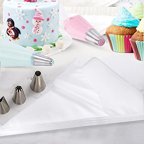 Pastry Piping Bags 100 Pack12Inch Disposable Cake Decorating Bags