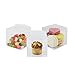 Houseables Clear Boxes for Treats, Clear Treat Boxes, Party Favor Containers, Plastic Gift Containers, 3x3x3, 50 Pack, Cajas Transparentes para Regalos, Transparent Packaging, for Gifts, Candy, Cookie