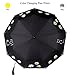 Animal Lover's 9 Rib Umbrella with Reflective Safety Strips and Durable Windproof Design