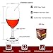 MICHLEY Unbreakable Wine Glasses, 100% Tritan Plastic Shatterproof Large Wine Glasses 20 oz, Set of 4