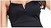 ZKESS Women's Sleeveless Plunging V Neck Cocktail Bodycon Dress One Size Black