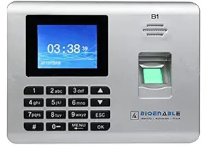 BioEnable B1 Fingerprint Authentication Biometric Machine for Attendance - Fingerprint + USB Download Excel Report
