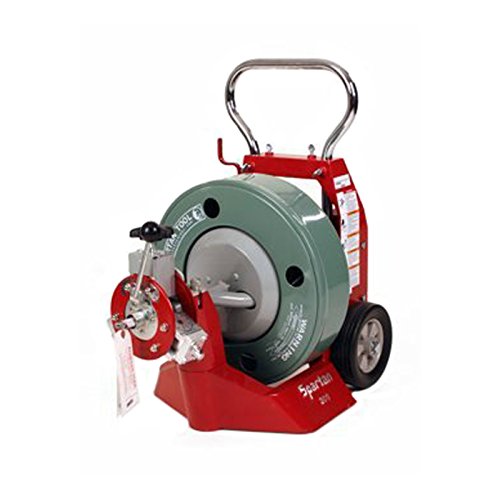Spartan Tool 300 Cable Pipe Drain Machine with 50'x.55" Pipe Cleaning