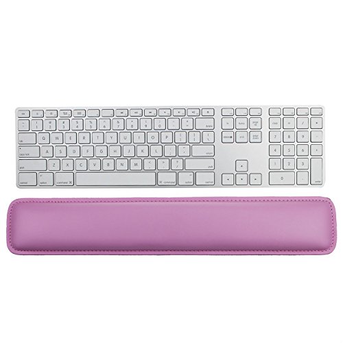 Wrist Rests,Keyboard Wrist Rest Pad,Pink PU Leather Palm Support Wrist Pad Wrist Cushion for Laptops/ Notebooks/ MacBooks//PC/Computer