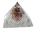 Charged Chakra New Orgone Lapis Lazuli & Selenite Pyramid Crystals Gemstones Copper Metal Mix Reiki Chakra
