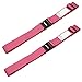 Luggage Straps Suitcase Belts for Travel Bag Accessories 2 Pack (Pink)