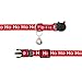 PUPTECK Christmas Cat Collar with Bell 6 Packs Breakaway - Soft Adjustable Kitten Kitty Collars for Small Pet Puppy Bunny with Safety Release Buckle