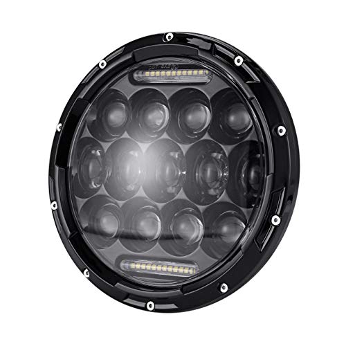 POWLAB 7 Inch Jeep Led Headlights 13 LED Headlamp Jeep Wrangler Headlights Hi/Low Beam with DRL for Jeep Wrangler JK JKU TJ CJ LJ Off Road 4x4 Truck