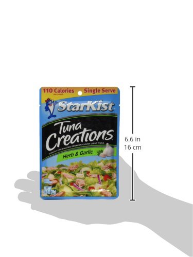 STARKIST TUNA CREATIONS, HERB & GARLIC, SINGLE SERVE 2.6-OUNCE POUCH (PACK OF 6)