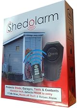 Wireless Shed Alarm 113dB Vibration Tech Waterproof Easy Install Garage Security view 3