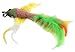The Giddy Kitty 5 Pack Cat Feather Toys with Small Bells and Long 33 Inch Wand with Handle - Includes 2 Soft Flying Insects, 1 Fish, 2 Corkscrew Feathers - Teaser Toy for Exercising Kitten or Cats