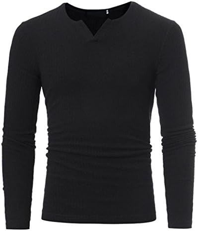 HTHJSCO Mens Slim Fit Basic Plain Knitted V-Neck Pullover Sweaters Vest