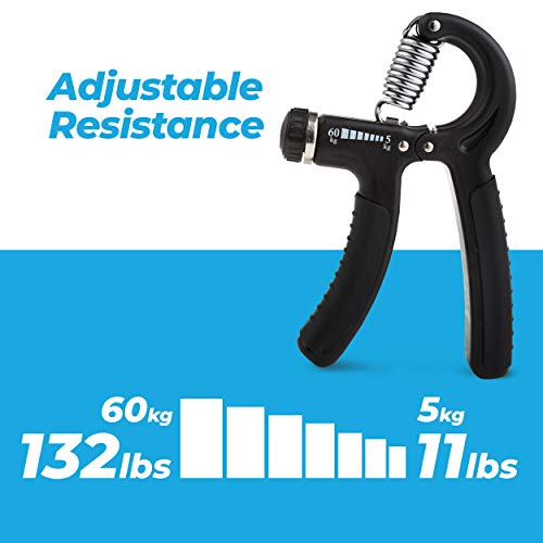 Grip-Strength-Trainer-Adjustable-Hand-Grip-Strengthener-Forearm-Exerciser-Finger-Strengthener-Trainer-11-to-132-LB-Wrist-Forearm-Grip-Workout-Home-Gym-Exercise-Equipment-Workout-for-Home