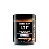 Beyond Raw LIT Pre Workout Powder Energy Drink, ICY Fireworks, 30 Servings, Contains Caffeine, L-Citruline, and Beta-Alanine, Nitrix Oxide and Preworkout Supplement