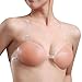 Coolrunner Invisible Rounded Thicken Push Up Sutian Silicone Bra Adhesive Nipple Pasties Breast Petals with Straps Women (C)